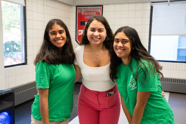A spoken word performance at an artist-in-residence visit to the Community Charter School of Cambridge.
